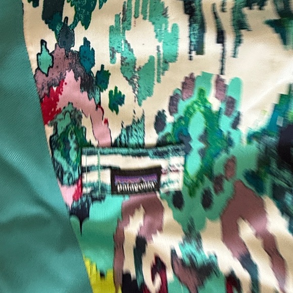 Patagonia 7/8 youth insulated ski snow snowboard colorful Patterned Pants VGUC - Picture 7 of 9